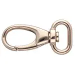 Karabińczyk metalowy 21x59mm JASNE ZŁOTO (17)