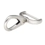 Karabińczyk metalowy 25x53mm SREBRNY (16)