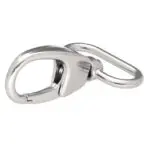 Karabińczyk metalowy 27x53mm SREBRNY (5)