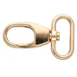 Karabińczyk metalowy 27x53mm ZŁOTY (6)