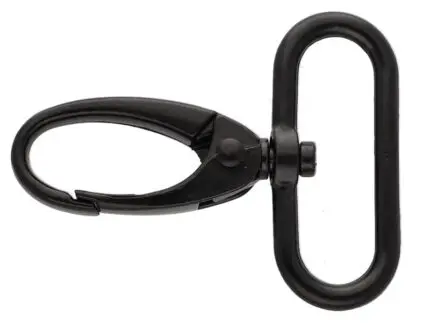 Karabińczyk metalowy 32x50mm CZARNY MAT (7)