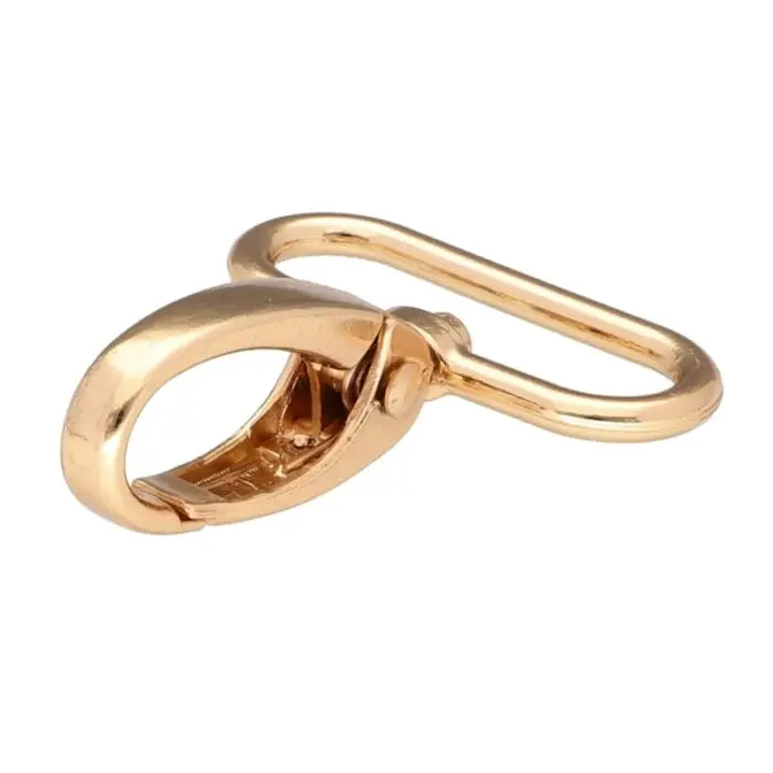 Karabińczyk metalowy 32x50mm ZŁOTY (4)