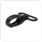Karabińczyk metalowy 32x60mm CZARNY MAT