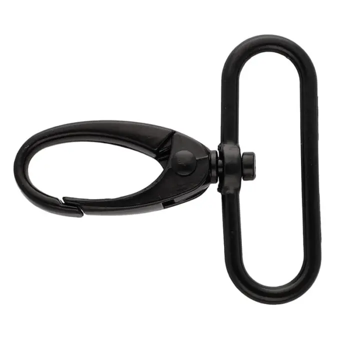 Karabińczyk metalowy 38x50mm CZARNY MAT (4)