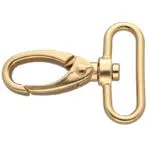 Karabińczyk metalowy 38x60mm ZŁOTY (15)