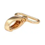 Karabińczyk metalowy 38x60mm ZŁOTY (15)