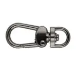 Karabińczyk metalowy 9x42mm CZARNY NIKIEL