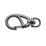 Karabińczyk metalowy 9x46mm CZARNY NIKIEL