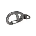 Karabińczyk metalowy 9x46mm CZARNY NIKIEL