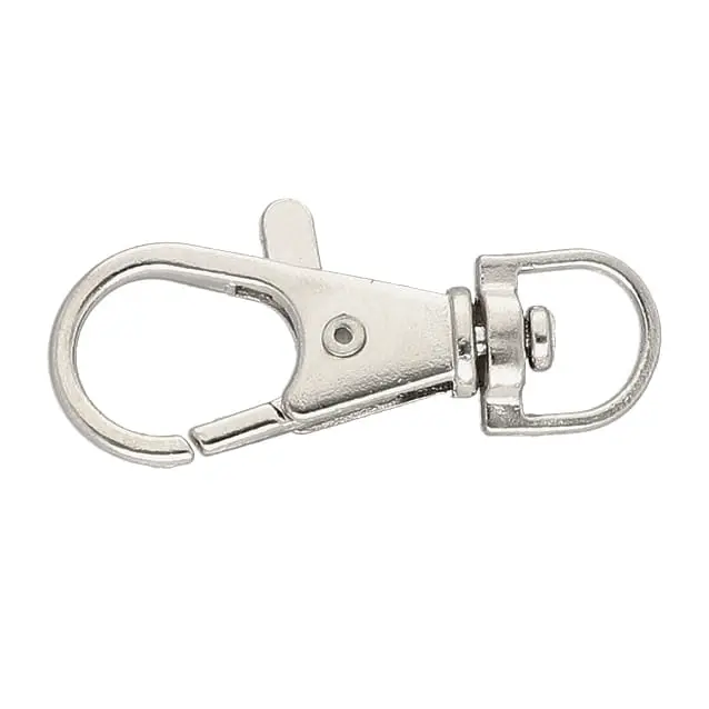 karabinczyk-metalowy-srebrny-rybka-9mm Karabińczyk metalowy SREBRNY rybka 9mm