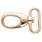 Karabińczyk metalowy ZŁOTY 32x60mm (15)