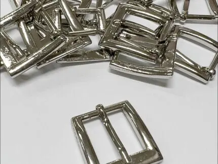 Klamra Metalowa 16mm srebrna