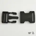 Czarna klamra PLASTIKOWA 30mm - obrazek 6