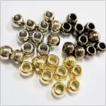 Końcówki do sznurków metalowe KULKI