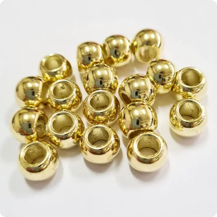 Końcówki do sznurków metalowe KULKI