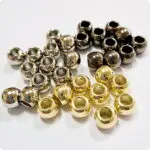 Końcówki do sznurków metalowe KULKI