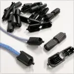 Końcówki do sznurków zaciskowe plastikowe