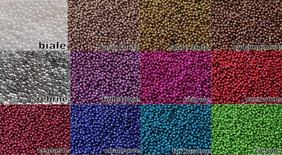 koraliki-perelki-3-mm-metaliczne-rozne-kolory KORALIKI PEREŁKI 3 mm METALICZNE - RÓŻNE KOLORY