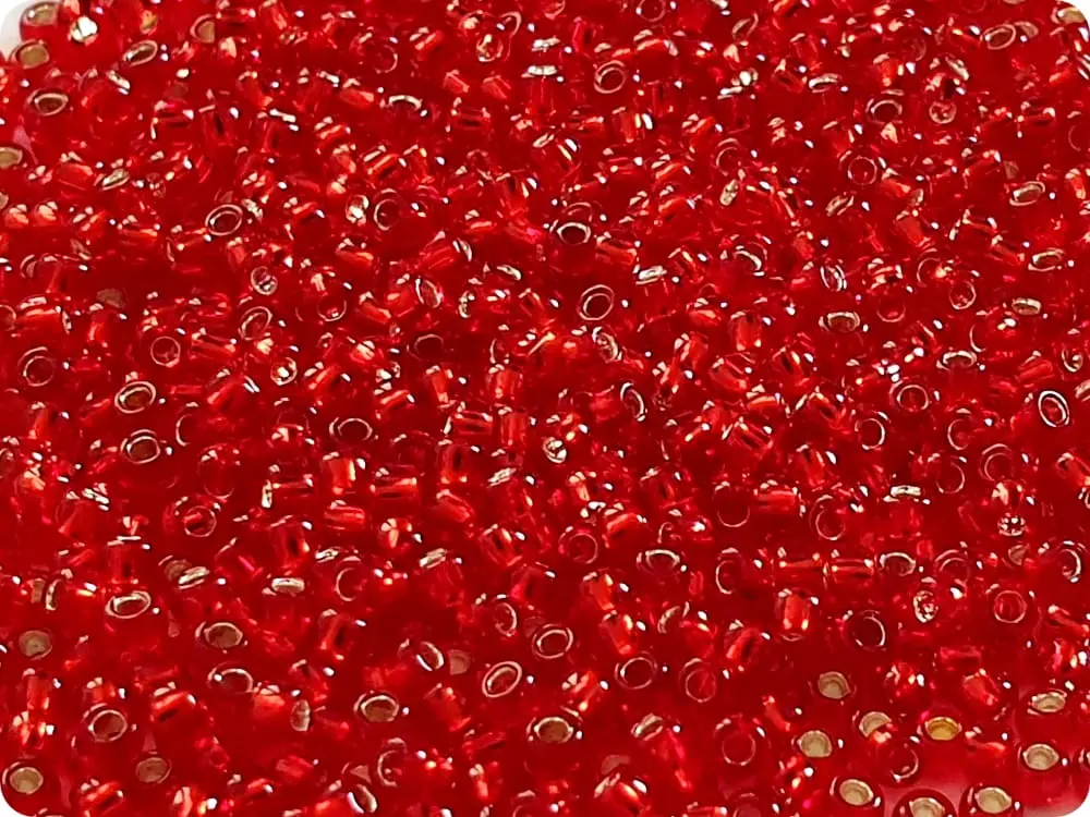 koraliki-toho-11-0-silver-lined-siam-ruby-25b-10g KORALIKI TOHO 11/0 SILVER LINED siam ruby (25B) 10g