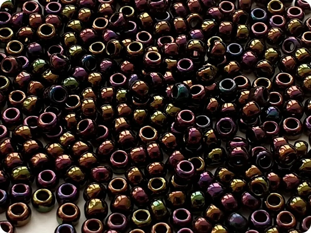 koraliki-toho-8-0-metallic-iris-purple-85-10g KORALIKI TOHO 8/0 METALLIC iris purple (85) 10g