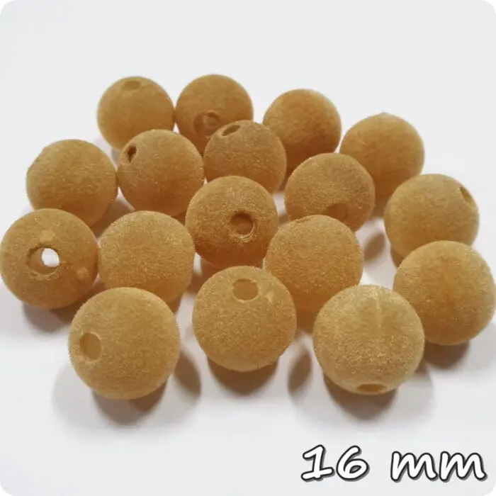 KORALIKI WELUROWE - BEŻOWE