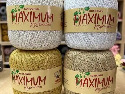Kordonek Maximum Metalizowany 100g