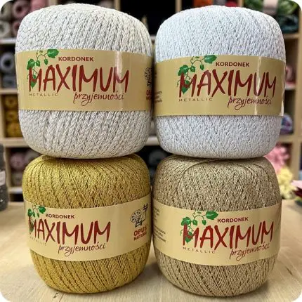 Kordonek Maximum Metalizowany 100g