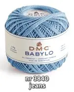 Kordonek DMC BABYLO kolor -10- 50g/267m - obrazek 31