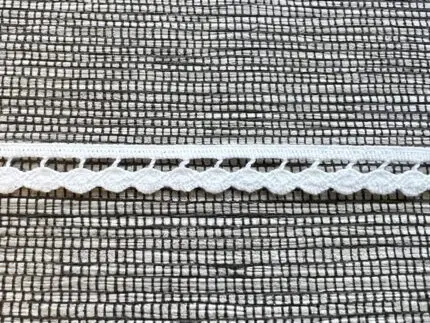 Koronka bawełniana 10mm BIAŁA (C015)