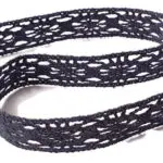 Koronka bawełniana 13mm C054 CIEMNY JEANS