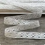 Koronka bawełniana 14mm BIAŁA (C054)