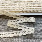 Koronka bawełniana 15mm NATURALNA (C062)