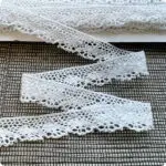 Koronka bawełniana 16mm BIAŁA (C091)