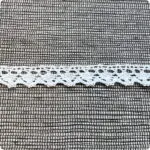 Koronka bawełniana 17mm BIAŁA (C035)