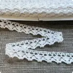 Koronka bawełniana 17mm BIAŁA (C035)