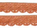 Koronka bawełniana 30mm S09 CEGLASTA 1,55m (K8)