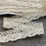Koronka bawełniana 32mm NATURALNA (C136)