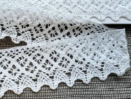 Koronka bawełniana 55mm BIAŁA (S10)