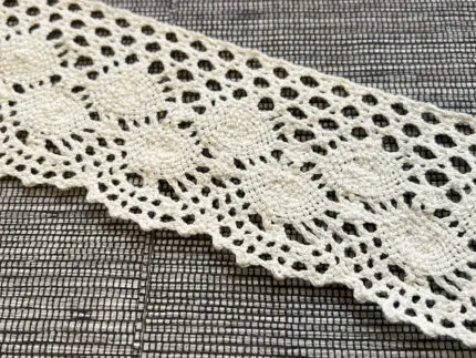 Koronka bawełniana 67mm NATURALNA (C214)