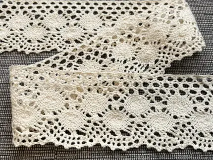 Koronka bawełniana 67mm NATURALNA (C214)