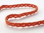 Koronka bawełniana 6mm C002 CIEMNY POMARAŃCZ