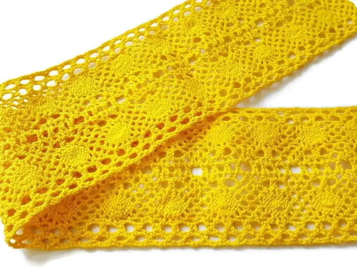 koronka-bawelniana-70-mm-c218-zolta KORONKA BAWEŁNIANA 70 mm C218 ŻÓŁTA