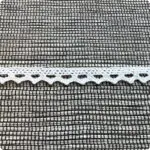 Koronka bawełniana 9mm BIAŁA (C007)