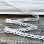 Koronka bawełniana 9mm BIAŁA (C007)