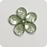 Kwiatek akrylowy 21mm SELEDYNOWY