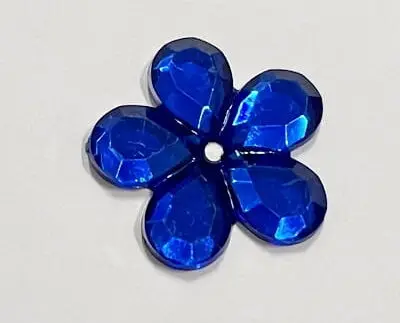 Kwiatek akrylowy 26mm CHABROWY