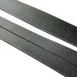 Lamówka SKÓROPODOBNA CZARNA 25mm