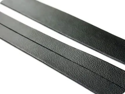 Lamówka SKÓROPODOBNA CZARNA 25mm