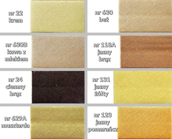 Lamówka bawełniana ze skosu 25mm - obrazek 19