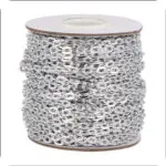 Łańcuszek aluminiowy SREBRNY 5,6x3,6 mm z metra